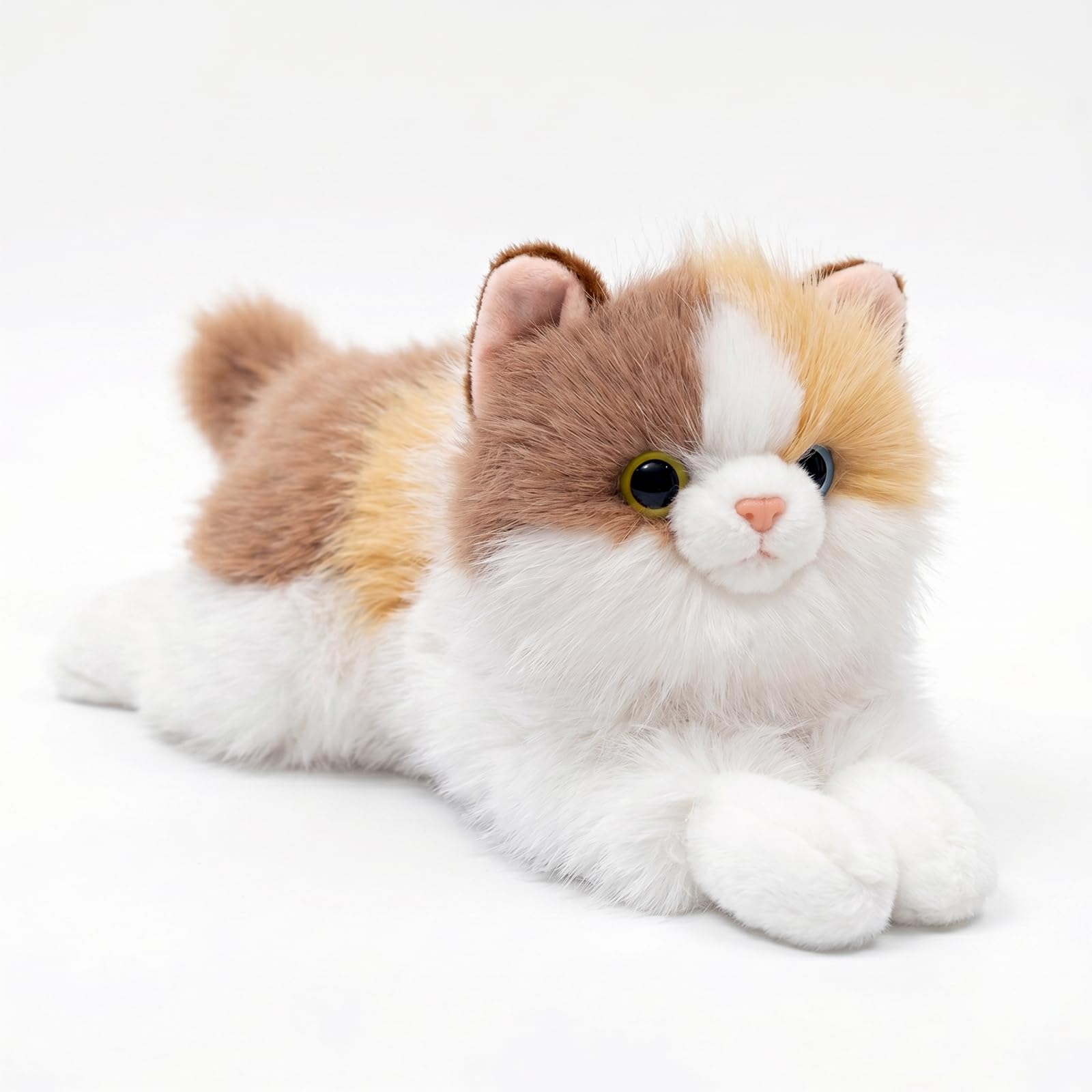 Amazon.co.jp: 三毛猫 ぬいぐるみ リアル 抱き枕 特大 58cm 【鳴く機能
